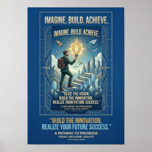 Imagineer Bouw Bereik Motivatieposter Poster