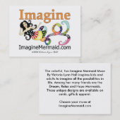 ImagineMermaid.com Cartes de visite Imagine Mermai (Devant / Derrière)