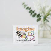 ImagineMermaid.com imaginent des cartes de visite (Debout devant)