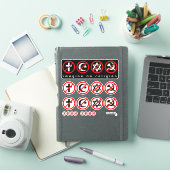Imaginez Aucun Sticker Anti-Communiste Religion (Couverture iPad)