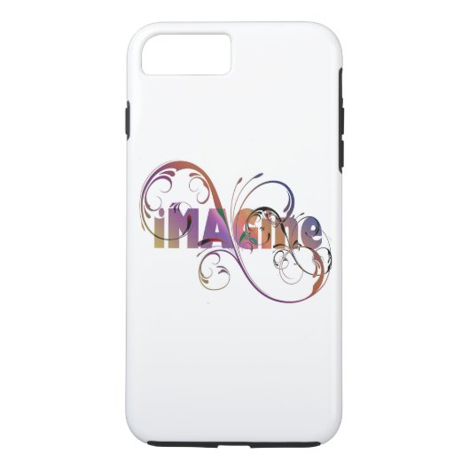 "Imaginez" iPhone 8 Coque (Dos)