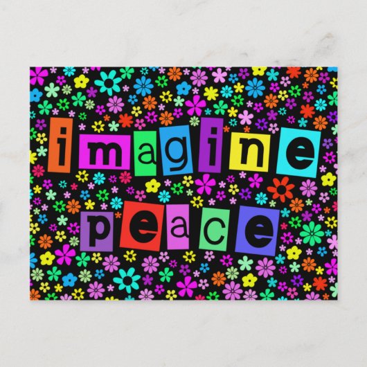 Imaginez la carte postale Paix (Devant)