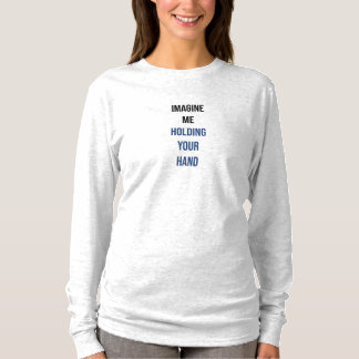 Imaginez-moi en tenant votre T-Shirt main