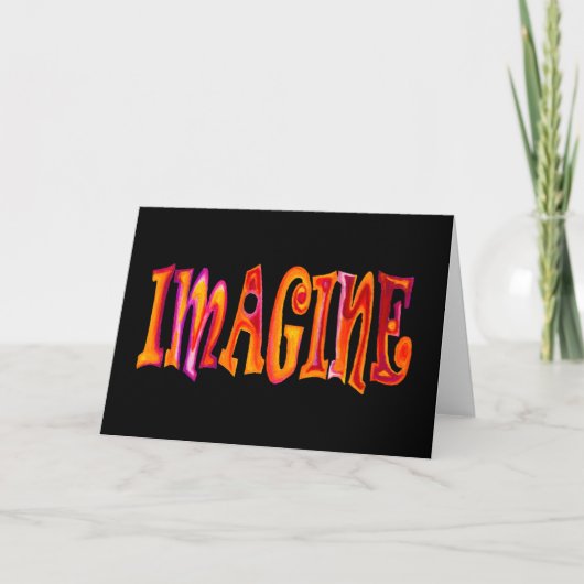 Imaginez une carte de voeux (Devant)