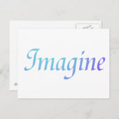 Imaginez une carte postale (Devant / Derrière)