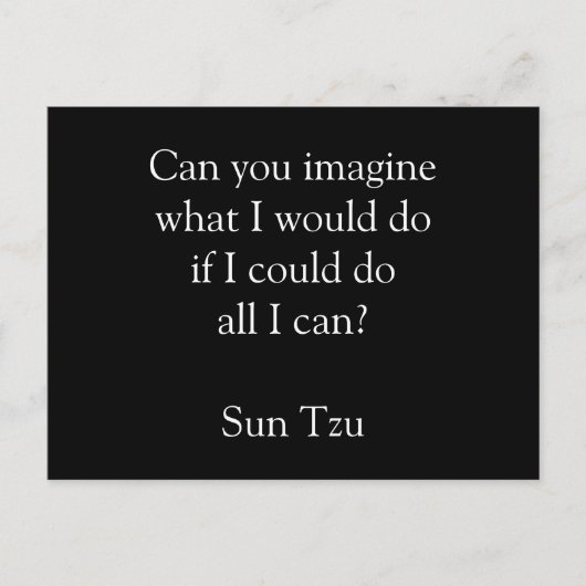 Imaginez une carte postale motivante (Devant)