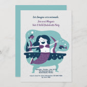 Imaginons les invitations à la fête de bachelorett (Devant / Derrière)