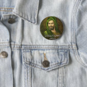 Imam Hussein-knop Ronde Button 5,7 Cm (In situ)