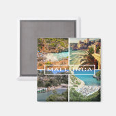 imán calas y playas de Mallorca - Majorca Magneet (Voorkant / Achterkant)
