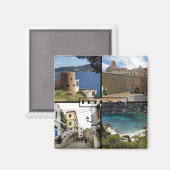 imán de la isla de Ibiza en las Islas Baleares Magneet (Voorkant / Achterkant)