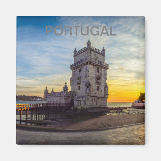 imán de la Torre Belem en Portugal Magneet