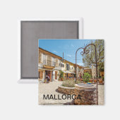 imán de Valldemossa en la isla de Mallorca Magneet (Voorkant / Achterkant)