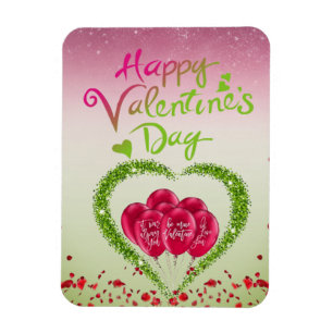 Imán flexibele San Valentín con corazón Magneet