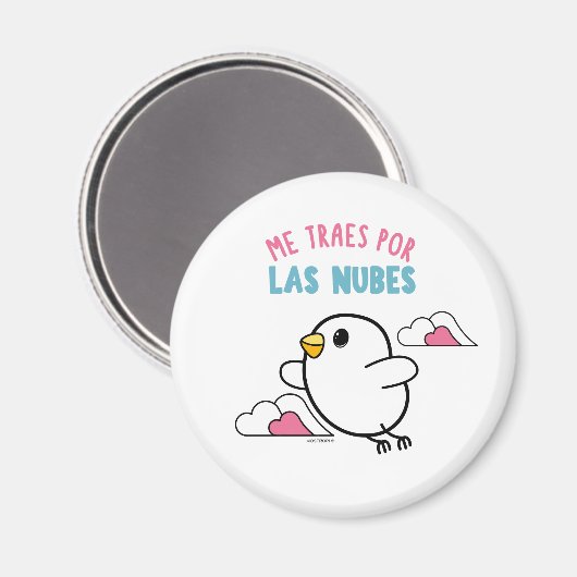 Imán Mostropi│ Me traes por las nubes Magneet (Voorkant / Achterkant)