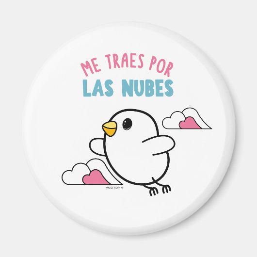 Imán Mostropi│ Me traes por las nubes Magneet (Voorkant)