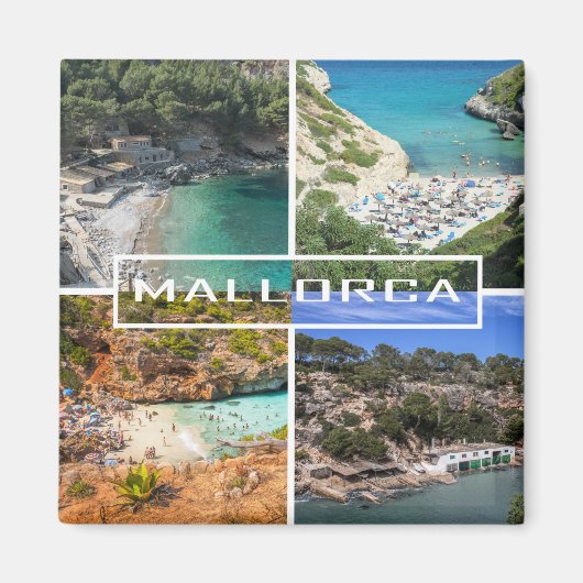 imán playas y calas de Mallorca - Majorca Magneet (Voorkant)