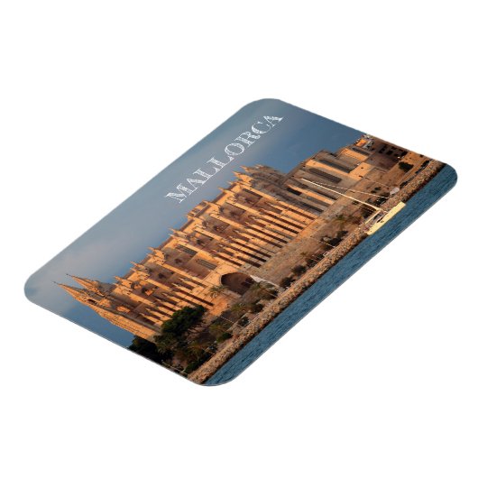 imán rectangular catedral de Palma de Mallorca Magneet (Linkerzijde)