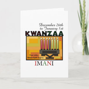 IMANI - Geloven Feestdagen Kaart