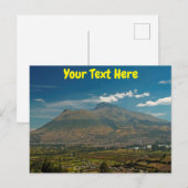 Imbabura vulcano, Ecuador briefkaart (Voorkant / Achterkant)