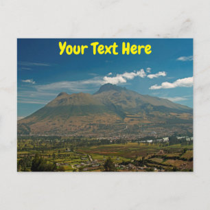  Imbabura vulcano, Ecuador briefkaart