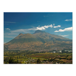 Imbabura vulcano foto afdruk
