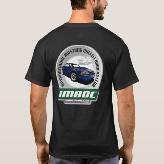 IMBOC '01 To Dual Design (Hommes) - T-shirt noir (Dos)