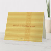 Imbolc Blessings, Carte de voeux St Brigid Cross (Dos)