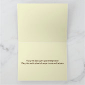 Imbolc Blessings, Carte de voeux St Brigid Cross (Intérieur)