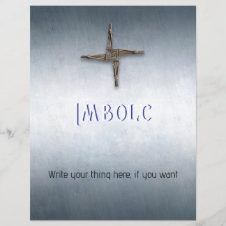 Imbolc Book of Shadows Page with Correspondences
