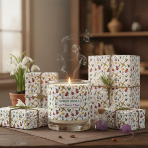 Imbolc Inpakpapier Pagan Seizoenspatroon 