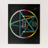 Imbolc Pentacle Legpuzzel (Verticaal)