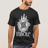 Imbolc Wiccan Pagan Holiday Pagan St Brigid's Cros T-shirt (Voorkant)