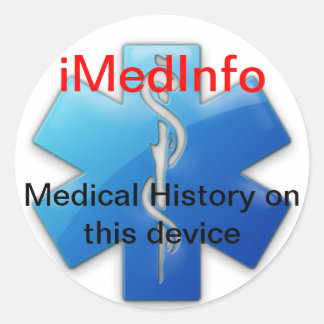 iMedInfo Ronde Sticker