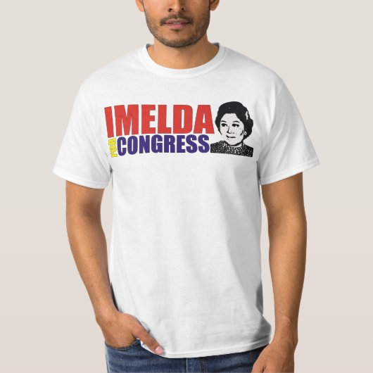 imelda voor het congres t-shirt (Voorkant)