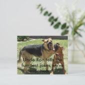 IMG_2252, oom Ron vertelt de grappigste grappen di Briefkaart (Staand voorkant)