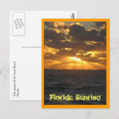IMG_2860, Florida Sunrise Briefkaart (Voorkant / Achterkant)