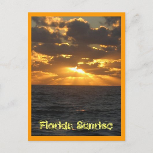 IMG_2860, Florida Sunrise Briefkaart (Voorkant)