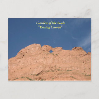IMG_4232, Tuin van de Gods"Kissende Camels" Briefkaart