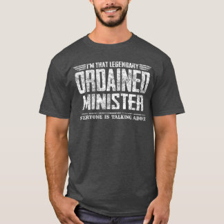 Imhat Legendarische Gewijde Dominee grappig T-shirt