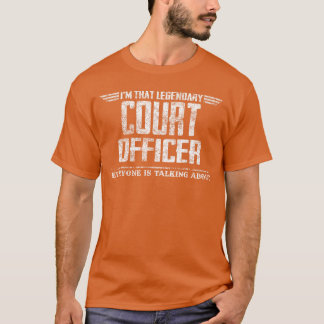 Imhat legendarische hof officier grappig t-shirt