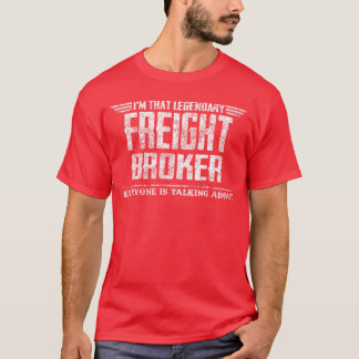 Imhat legendarische vrachtmakelaar retro t-shirt