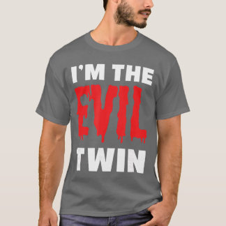 Imhe Evilwin Grappig Halloween Horror vriend T-shirt