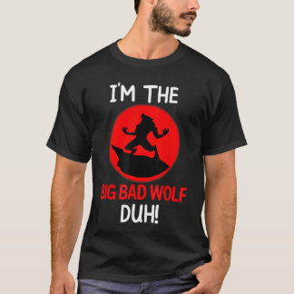 Imhe Slechte Wolf Duh Kostuum Grappige Doe-Het-Zel T-shirt