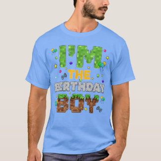 Imhe Verjaardagsjongen Piel Gamer Feest Matching F T-shirt