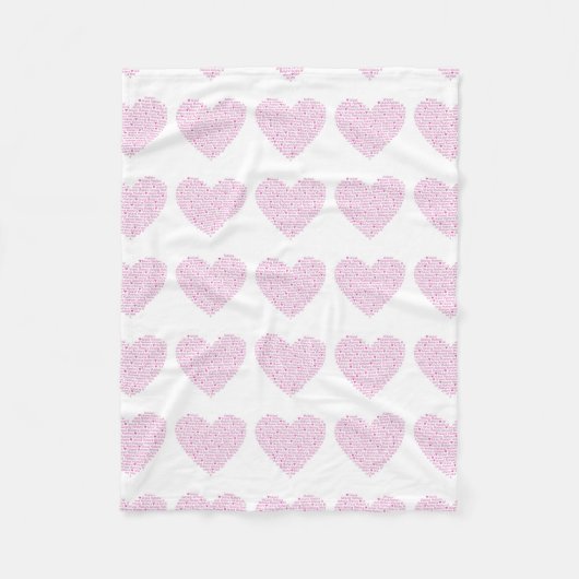 IMHM Heart Blanket (klein) Fleece Deken (Voorkant)