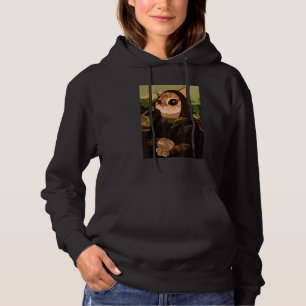 Imitatie Mona Liza Cat Hoodie