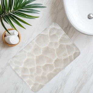 Imitatie Strandzand onder helder water Badmat