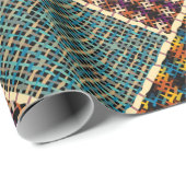 Imitatie van het patroon van de Indische patchwork Cadeaupapier (Rol Hoek)