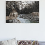 Imitation Canevas Affiche paysagère de la forêt du ruisseau Wolf Cre<br><div class="desc">Cette conception peut être personnalisée en choisissant l'option Modifier la conception. Vous pouvez également transférer sur d'autres objets. Contactez-moi à l'adresse colorflowcreations@gmail.com ou utilisez l'option conversation en haut de la page si vous souhaitez avoir cette conception sur un autre produit ou avez besoin d'aide. Voir d'autres de mes dessins ou...</div>
