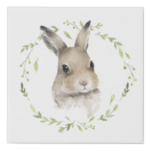 Animaux de la forêt de lapin Lapin Aquarelle